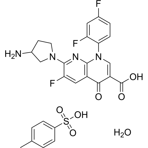 Tosufloxacin tosylate hydrate图片