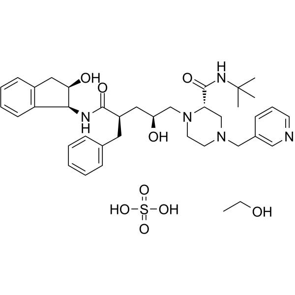 Indinavir sulfate ethanolate图片