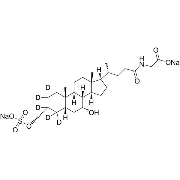 Glycochenodeoxycholic acid 3-sulfate-d5 disodiumͼƬ