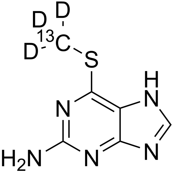 6-Methylthioguanine-13C,d3ͼƬ