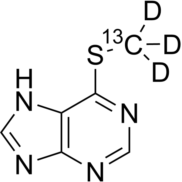 6-Methylmercaptopurine-13C,d3ͼƬ