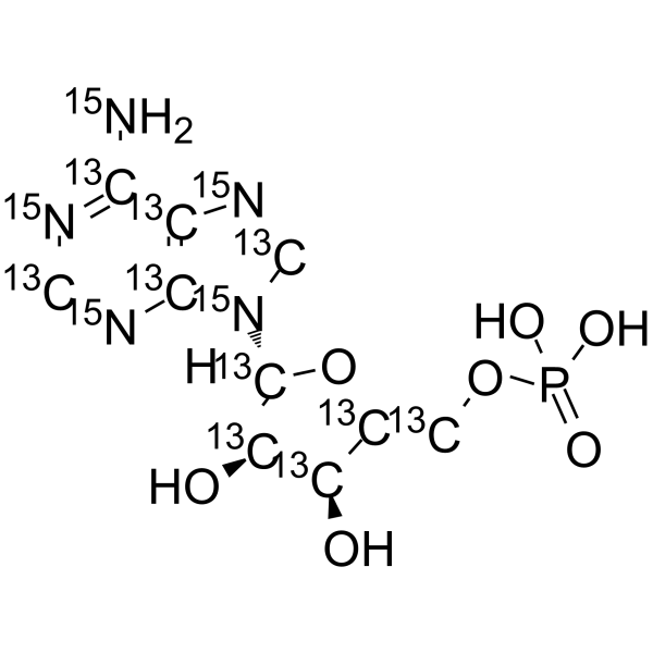 Adenosine monophosphate-13C10,15N5ͼƬ