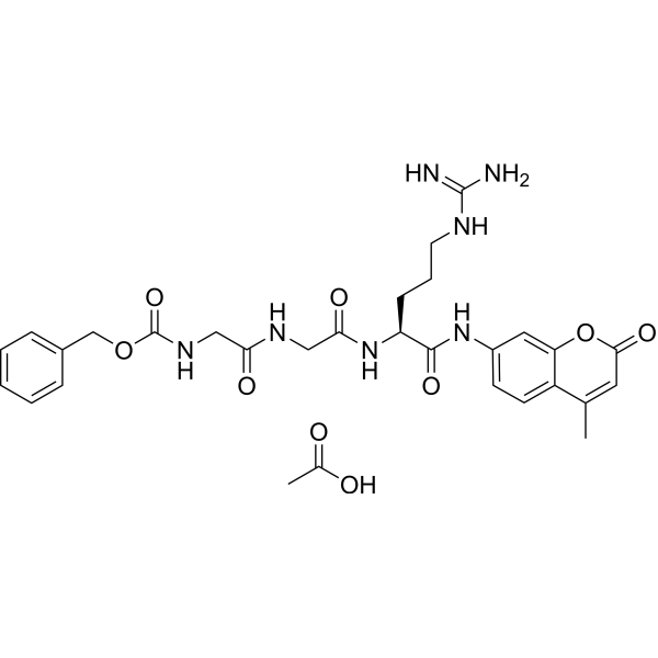 Z-Gly-Gly-Arg-AMC acetate图片