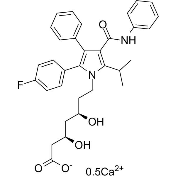 Atorvastatin hemicalcium salt图片