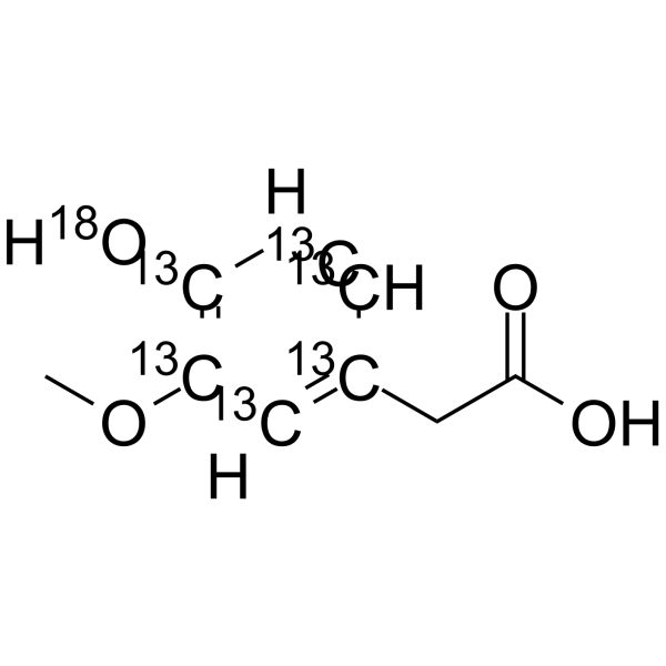 Homovanillic acid-13C6,18OͼƬ