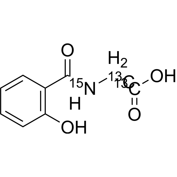 Salicyluric acid-13C2,15NͼƬ