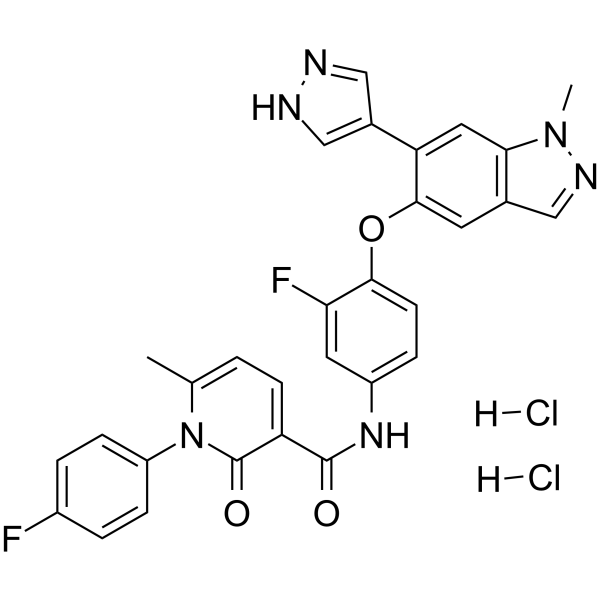 Merestinib dihydrochloride图片