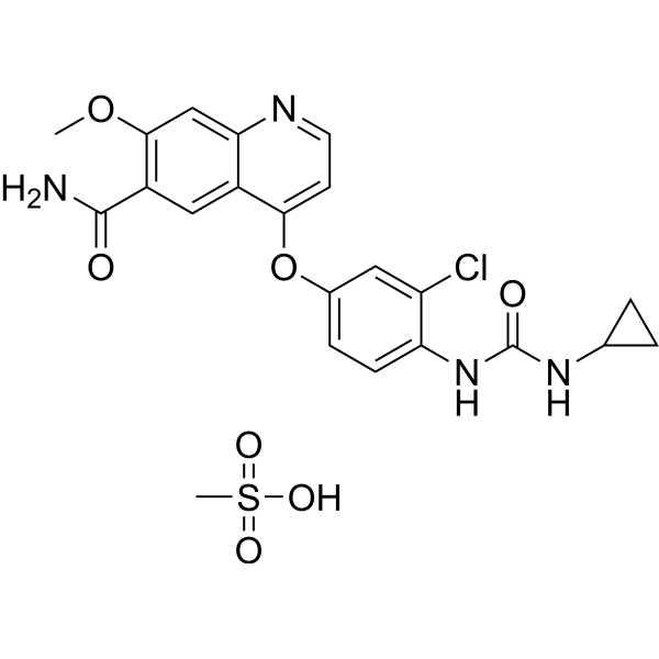 Lenvatinib mesylate图片