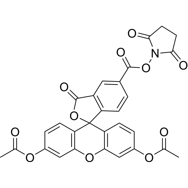 5-Carboxyfluorescein diacetate N-succinimidyl esterͼƬ