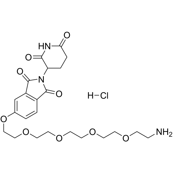 Thalidomide-PEG5-NH2 hydrochlorideͼƬ