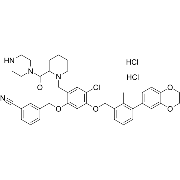 BMS-1166-N-piperidine-CO-N-piperazine dihydrochlorideͼƬ