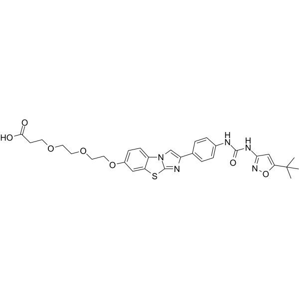 Desmorpholinyl Quizartinib-PEG2-COOHͼƬ