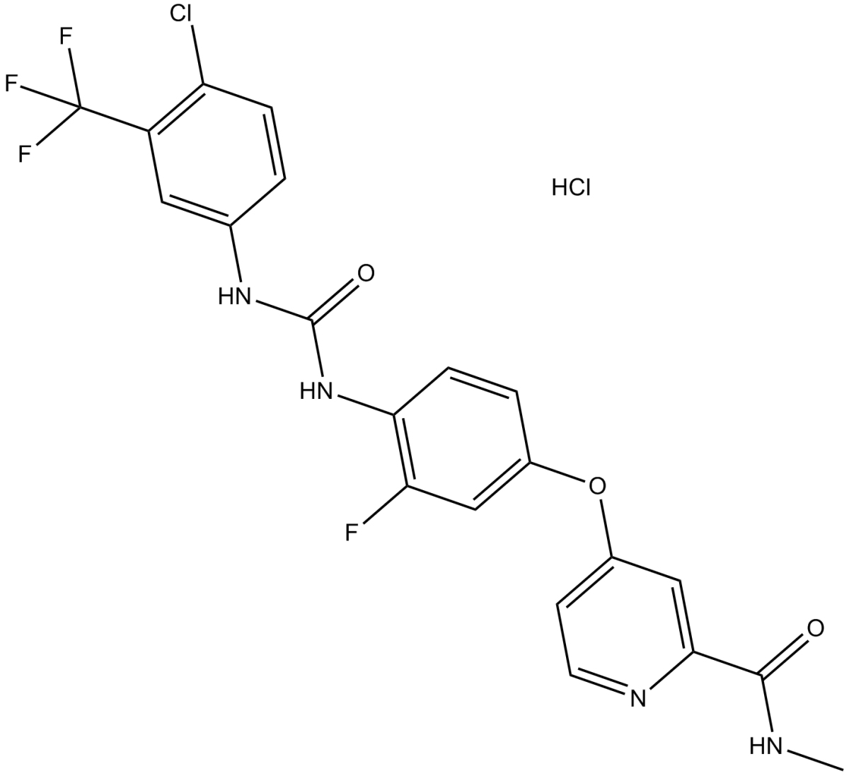 Regorafenib hydrochloride图片