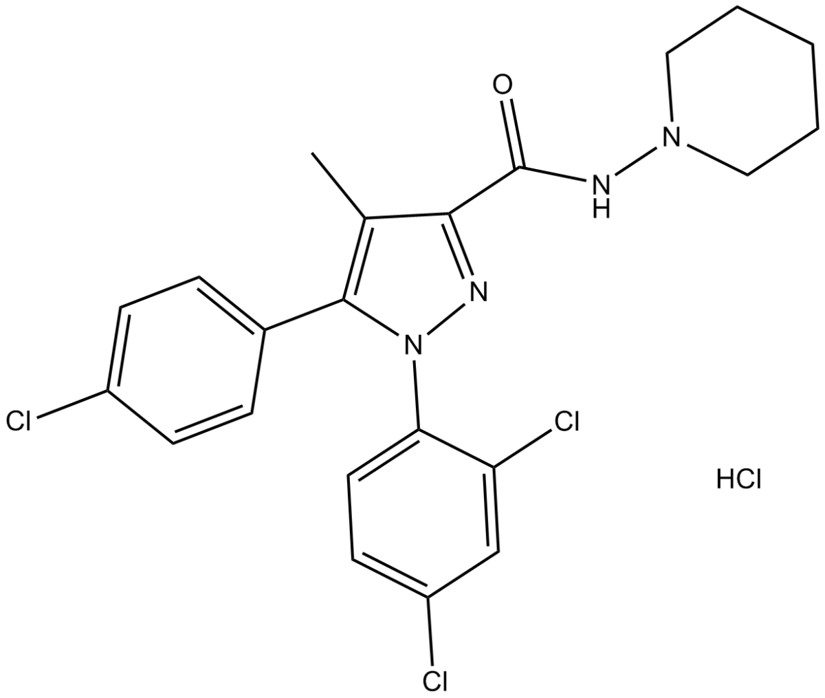 Rimonabant hydrochloride图片