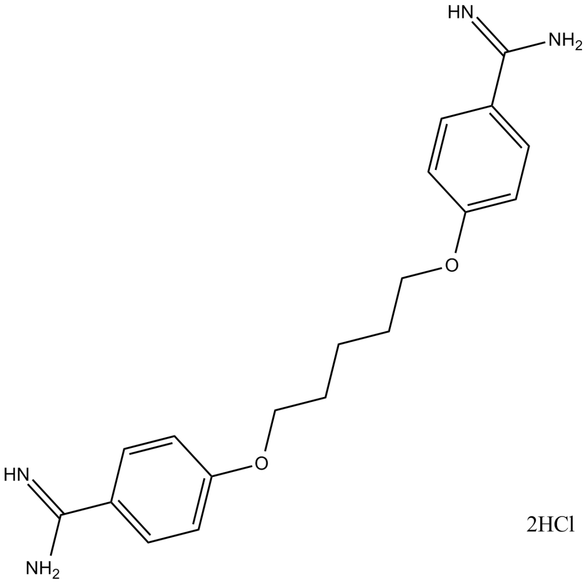 Pentamidine dihydrochloride图片