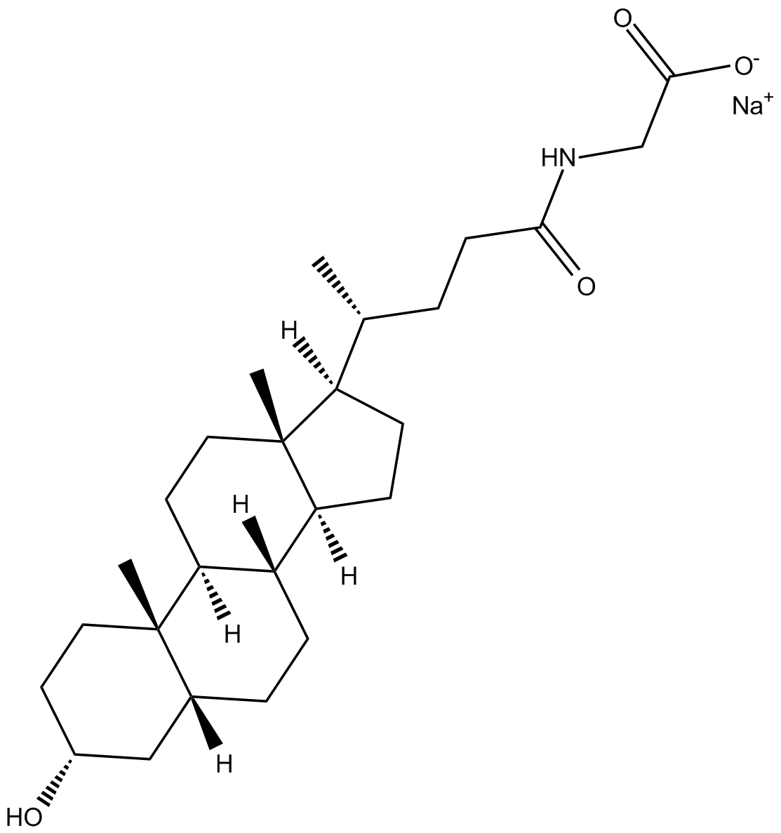 Glycolithocholic Acid(sodium salt)ͼƬ