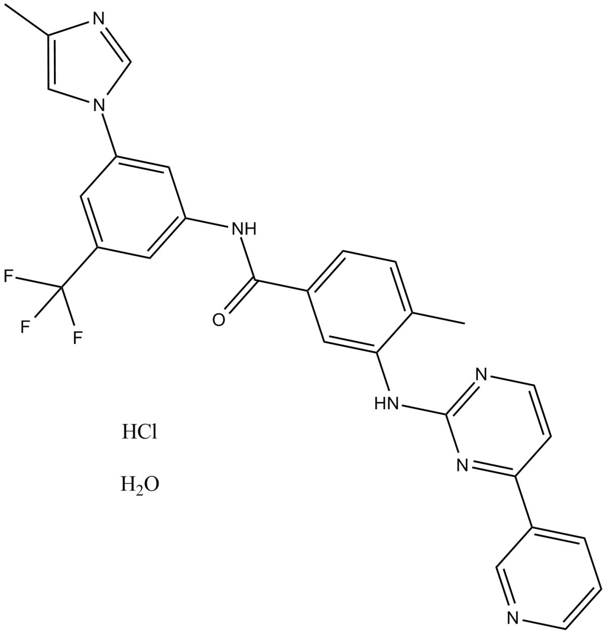 Nilotinib monohydrochloride monohydrate图片