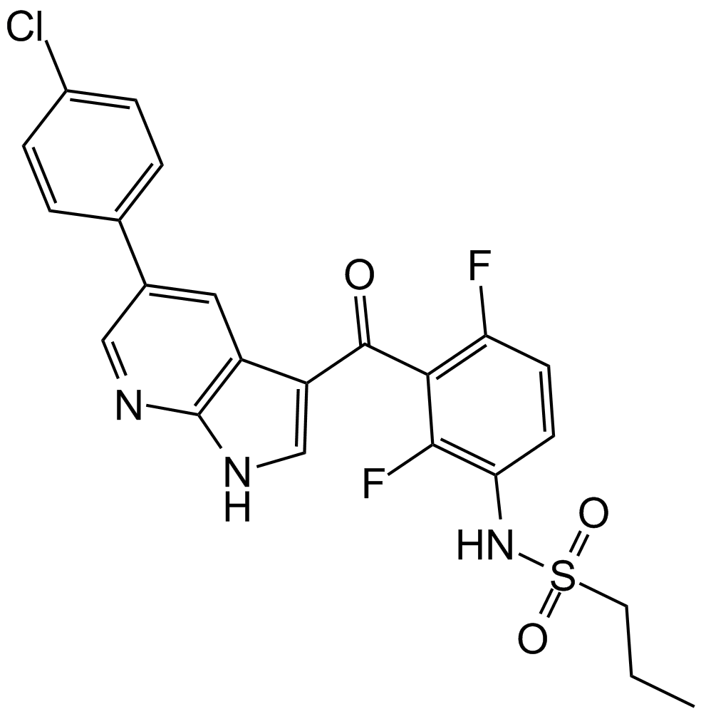 Vemurafenib(PLX4032,RG7204)ͼƬ