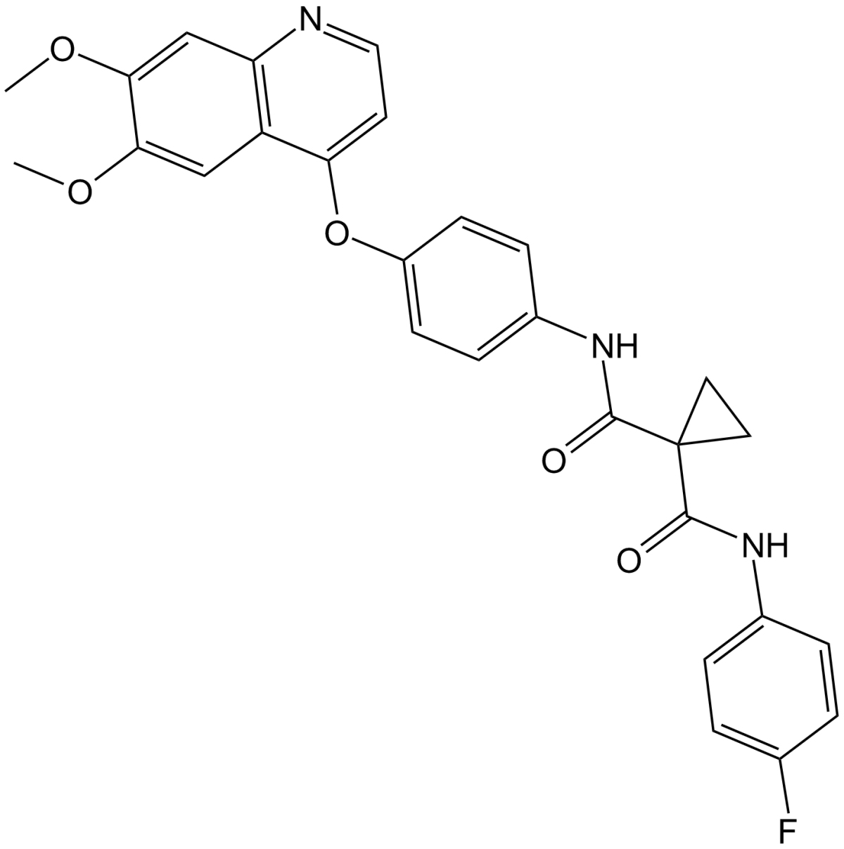 Cabozantinib(XL184,BMS-907351)ͼƬ