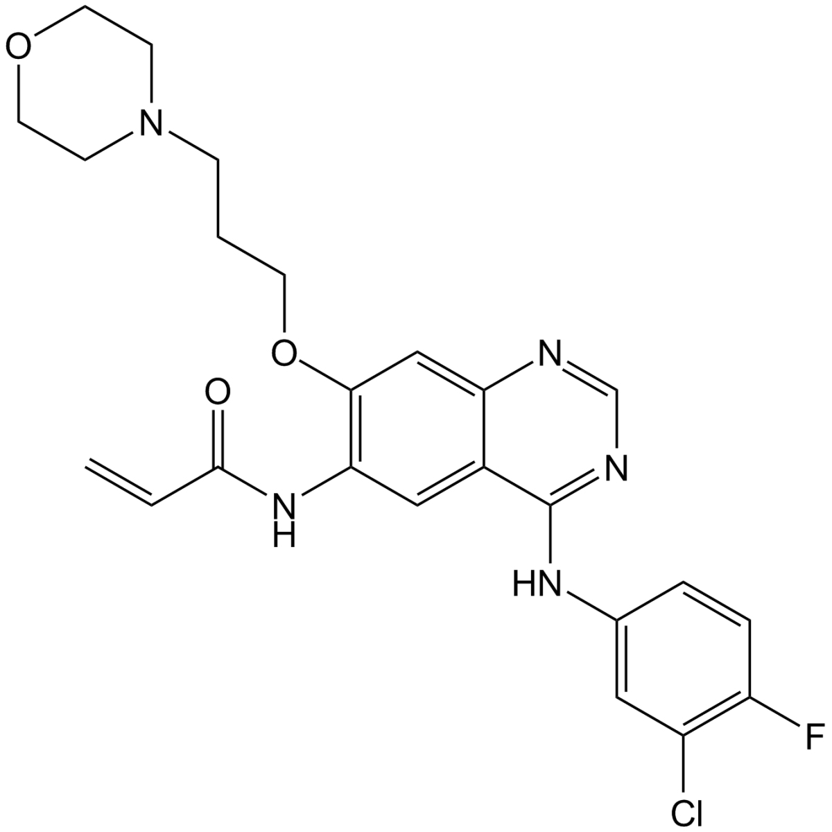 Canertinib(CI-1033)ͼƬ