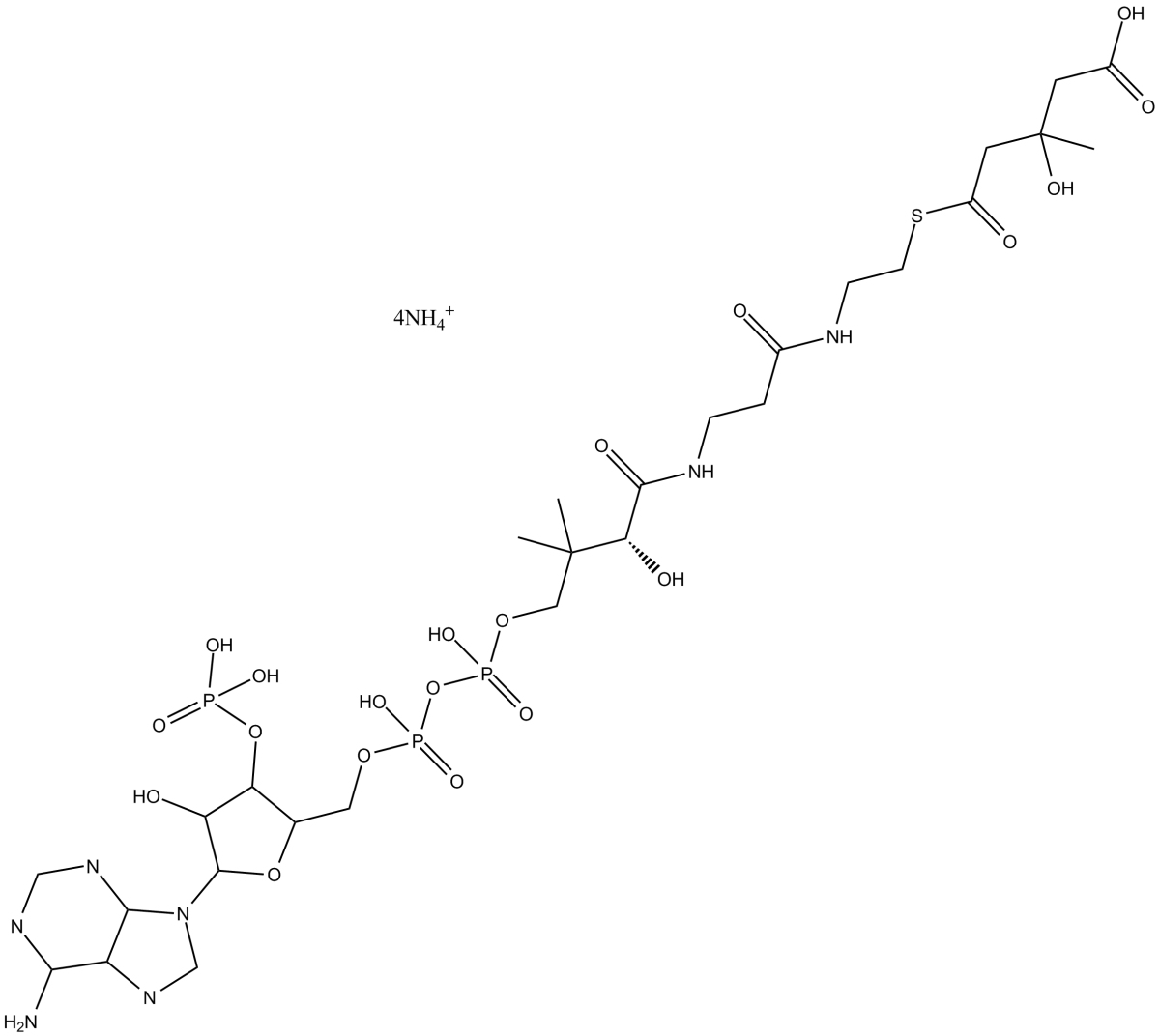 3-hydroxy-3-methylglutaryl-Coenzyme A-d3(ammonium salt)图片