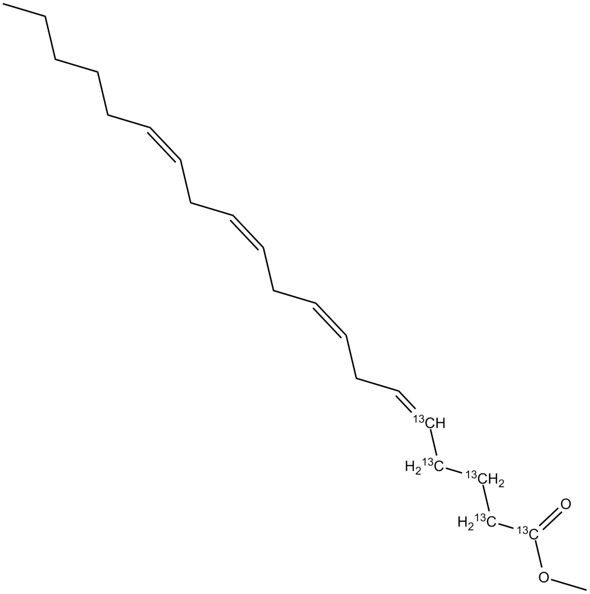 Arachidonic Acid methyl ester 1,2,3,4,5-13C图片