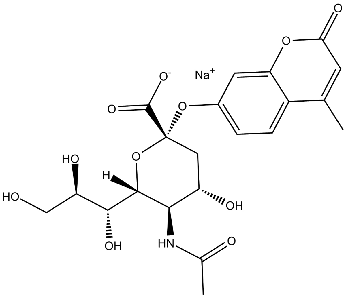 4-Methylumbelliferyl-N-acetyl-α-D-Neuraminic Acid(sodium salt)图片