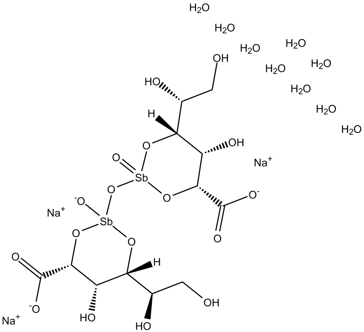 Sodium Stibogluconate图片