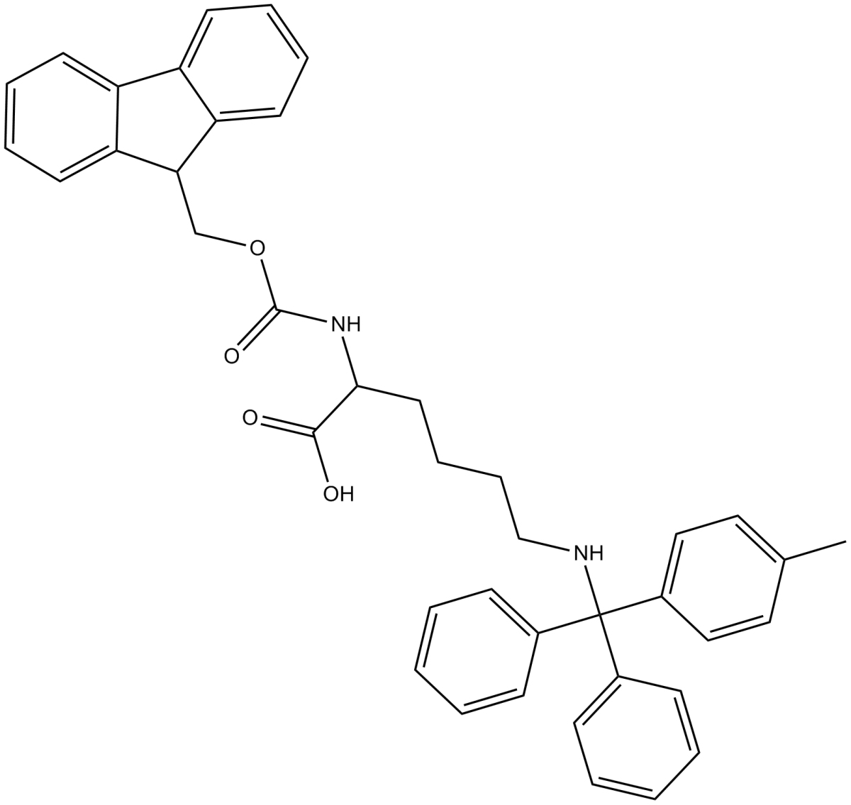 Fmoc-Lys(Mtt)-OH图片