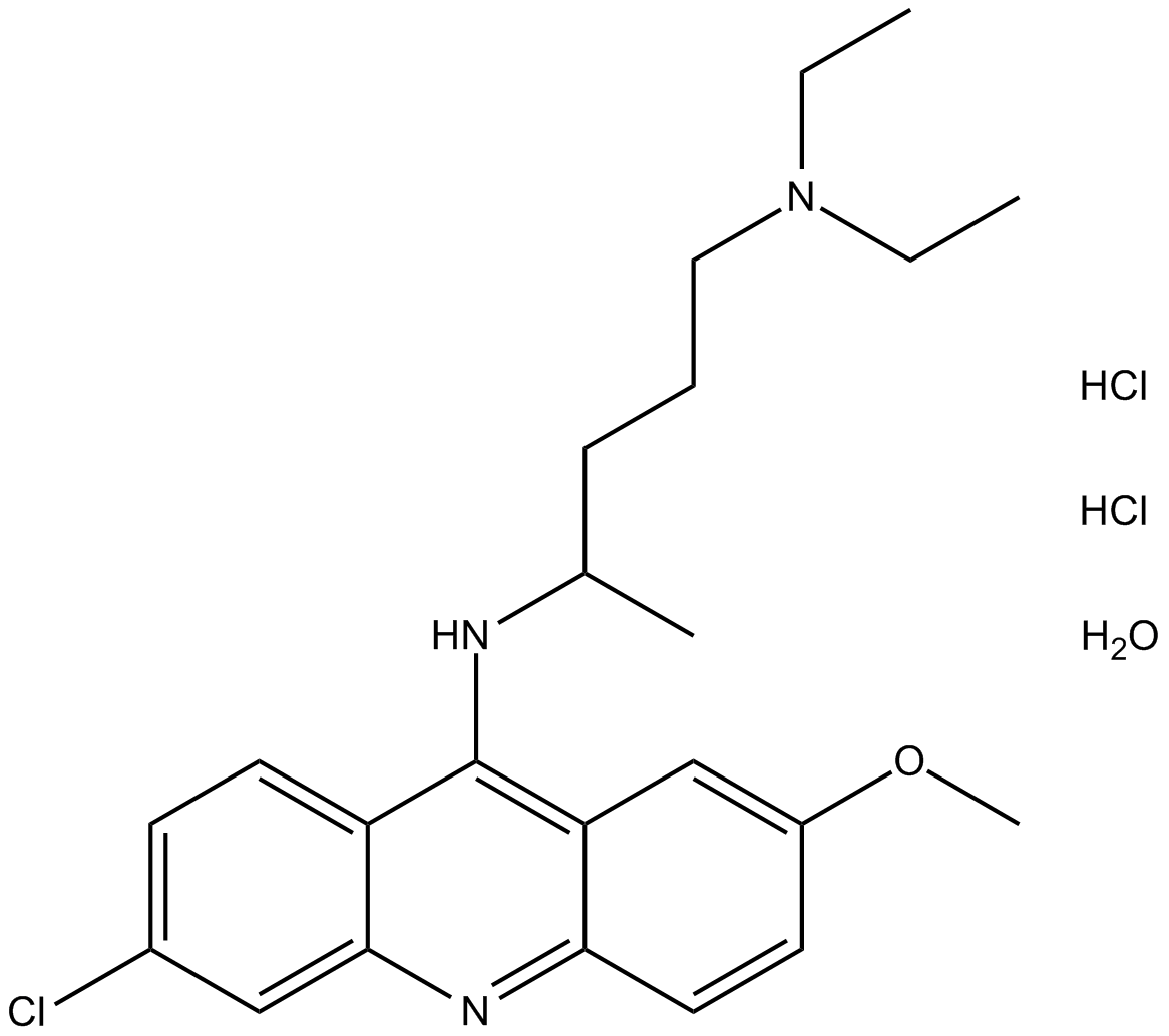 Quinacrine(hydrochloride hydrate)ͼƬ