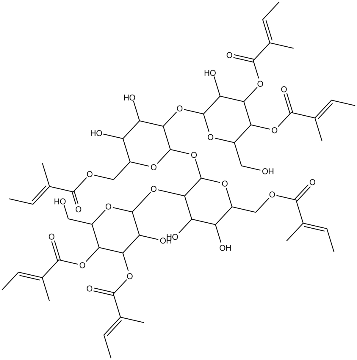 Actinotetraose HexatiglateͼƬ