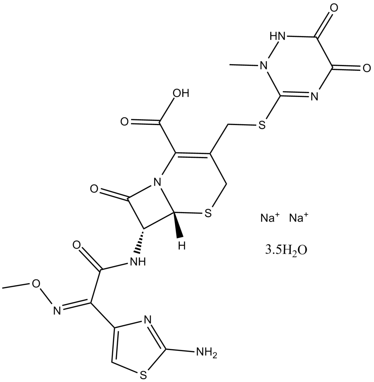 Ceftriaxone Sodium TrihydrateͼƬ