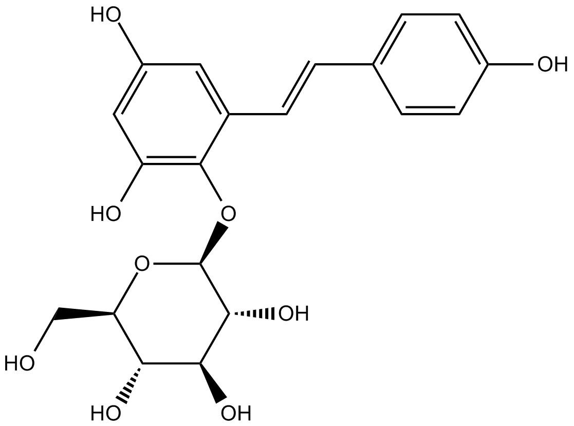 2,3,5,4-tetrahydroxyl diphenylethylene-2-o-glucosideͼƬ