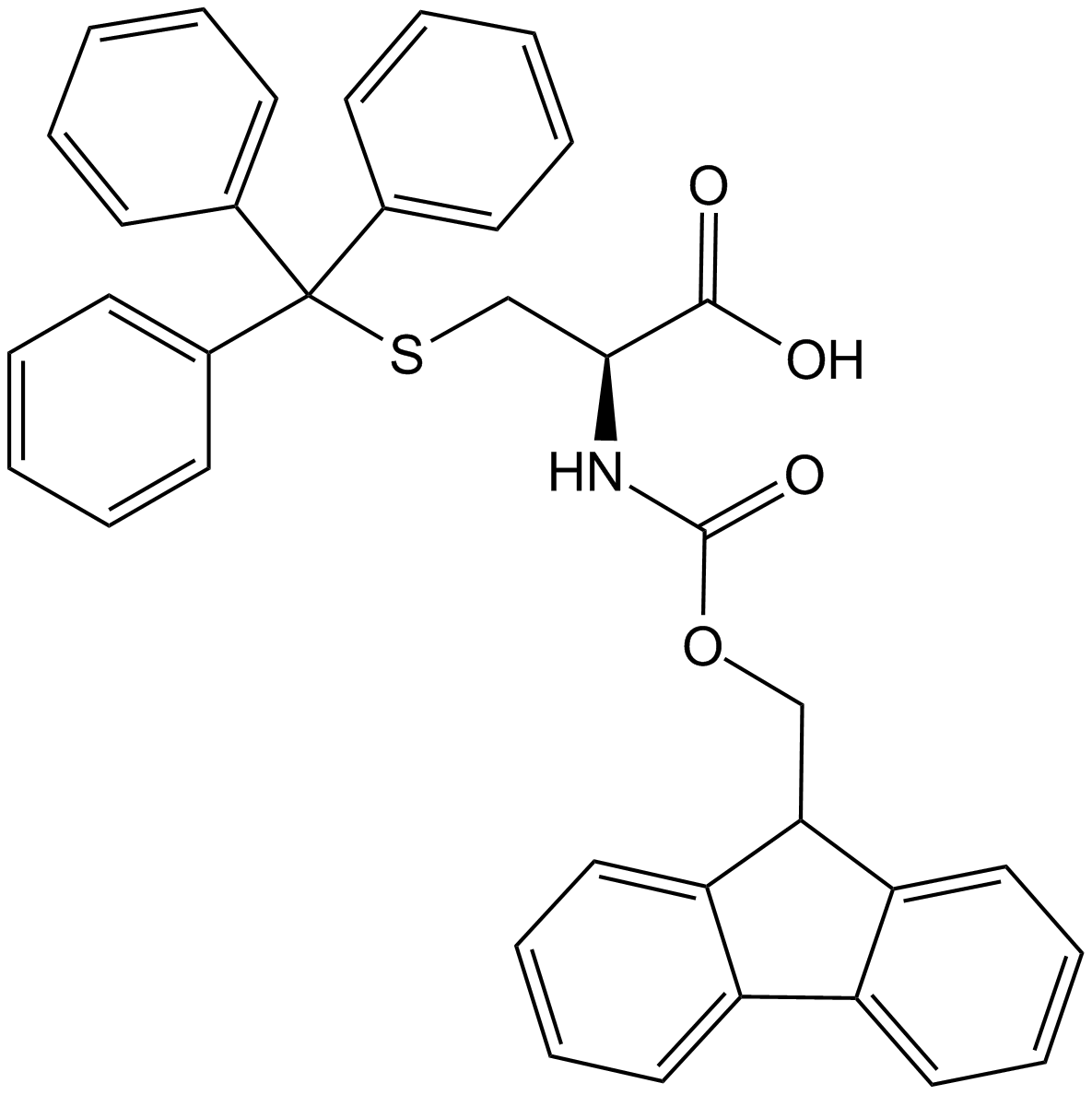 Fmoc-Cys(Trt)-OH图片