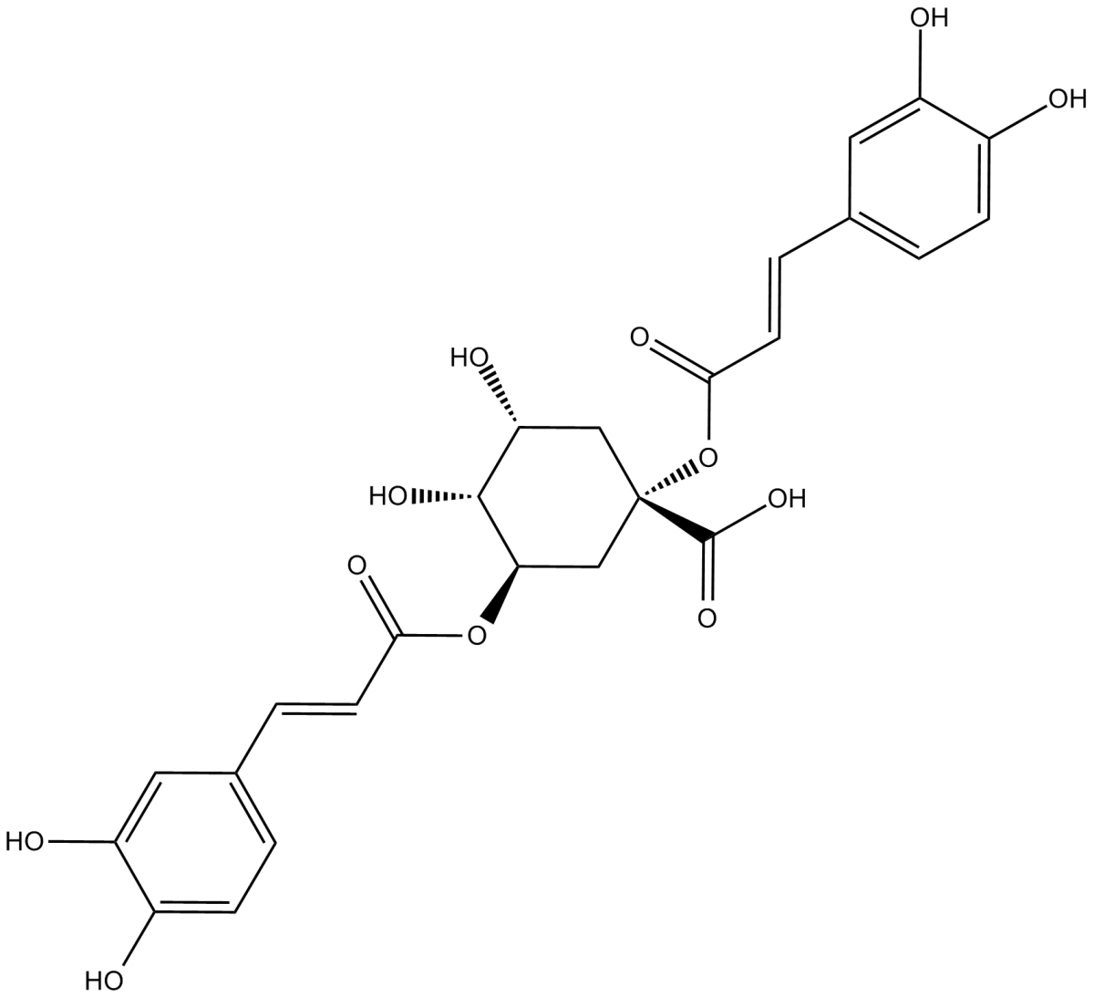 1,3-Dicaffeoylquinic acid图片