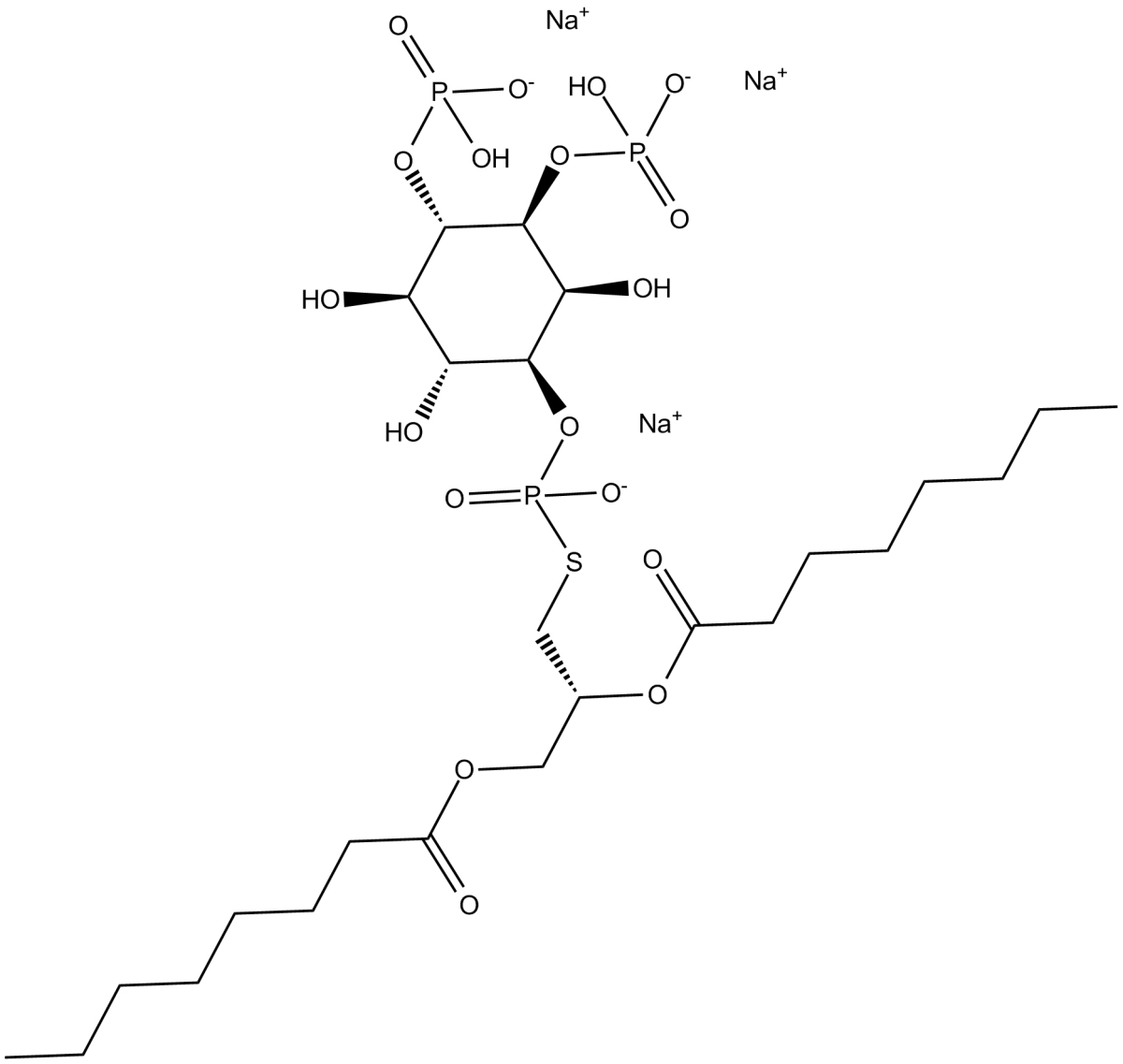 Ptd(S)Ins-(3,4)-P2(1,2-dioctanoyl)(sodium salt)ͼƬ