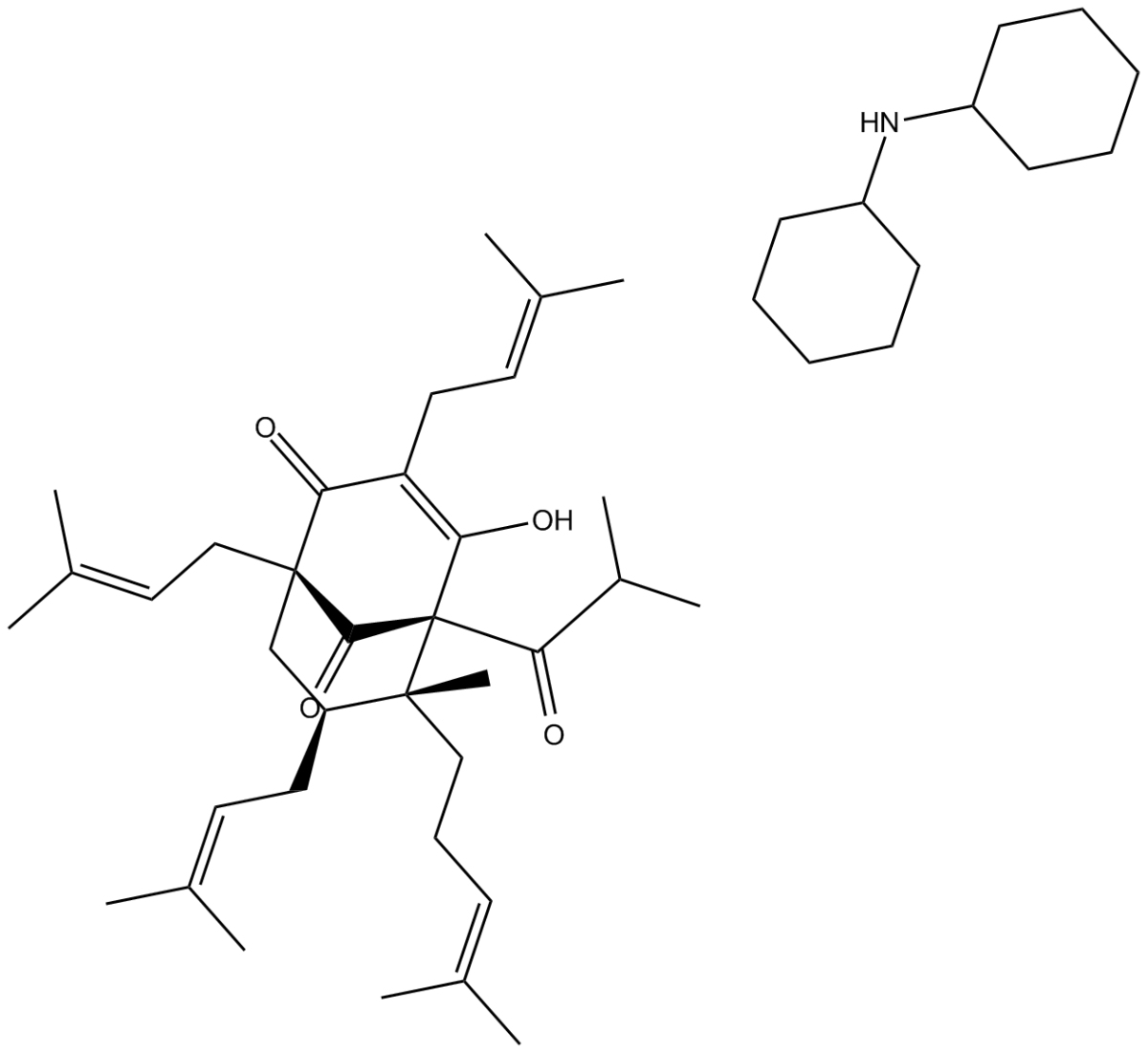 Hyperforin(dicyclohexylammonium salt)ͼƬ