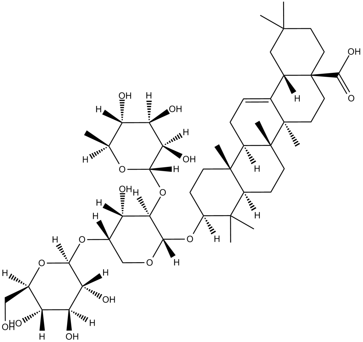 Oleanolic acid 3-glycosides图片