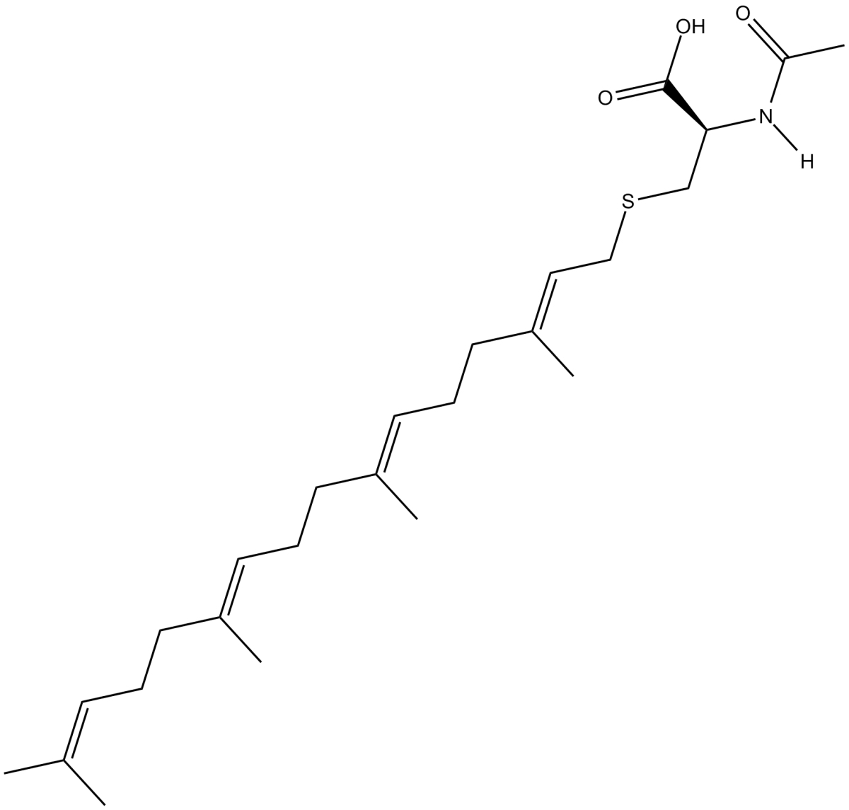 N-acetyl-S-geranylgeranyl-L-CysteineͼƬ