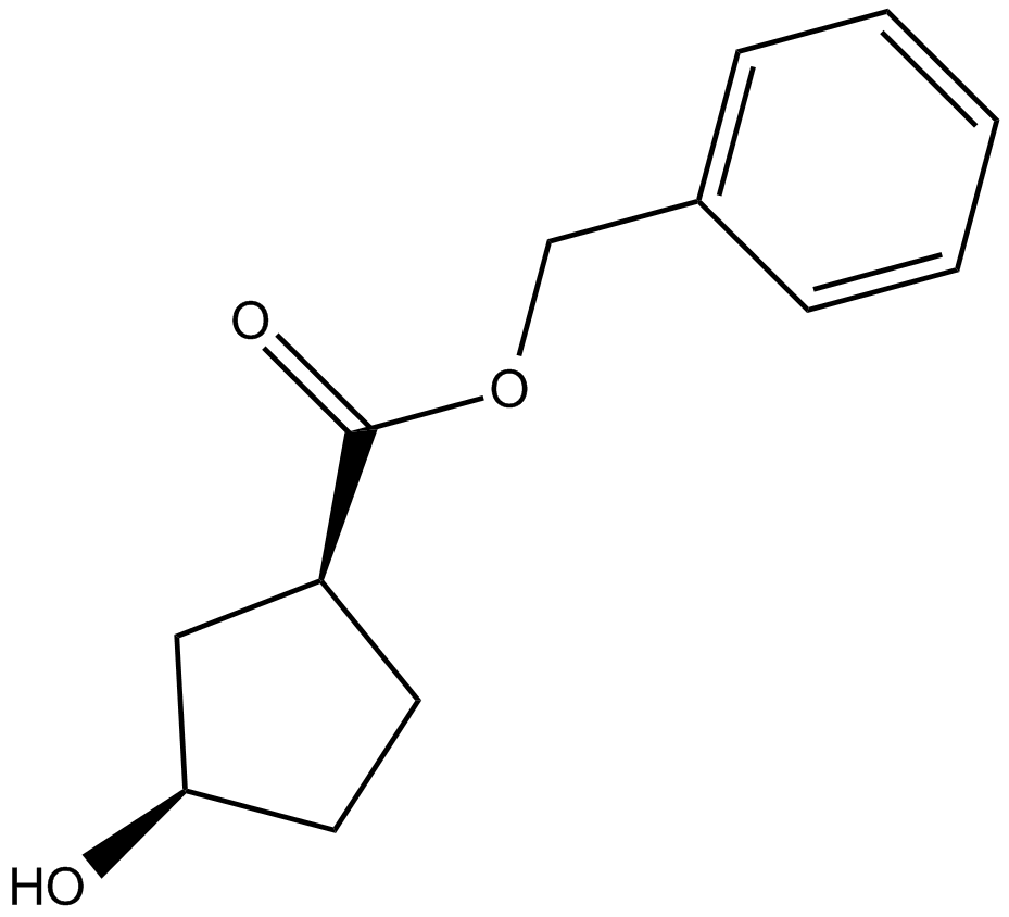 (1R,3S)-3-Hydroxycyclopentane carboxylic acid benzyl esterͼƬ