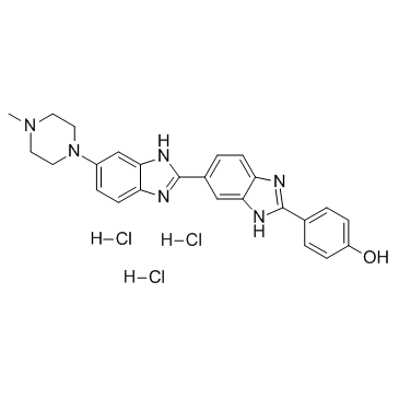 Hoechst 33258(trihydrochloride)(H 33258 trihydrochloride)ͼƬ