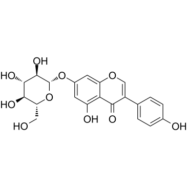 Genistin(GenistineGenistosideGenistein 7-O--D-glucopyranoside)ͼƬ