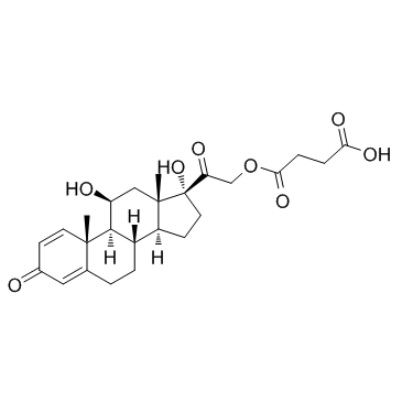 Prednisolone hemisuccinate(Prednisolone 21-hemisuccinate)ͼƬ