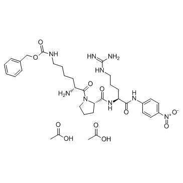 D-Lys(Z)-Pro-Arg-pNA(diacetate)(Spectrozyme PCaChromozym Pca diacetate)ͼƬ