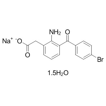 Bromfenac sodium hydrate(Bromfenac monosodium salt sesquihydrate)ͼƬ