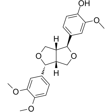 Phillygenin(PhillygenolEpipinoresinol methyl etherForsythigenol(+)-Phillygenin)ͼƬ