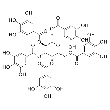 Pentagalloylglucose(Penta-O-galloyl--D-glucose)ͼƬ