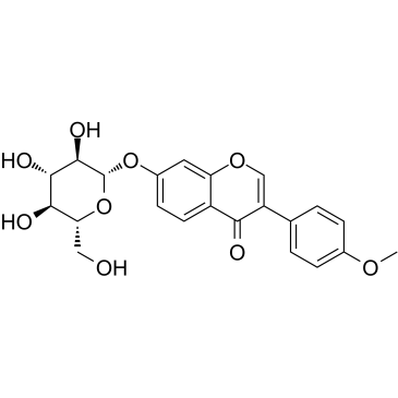 Ononin(OnonosideFormononetin 7-O-β-D-glucopyranoside)图片