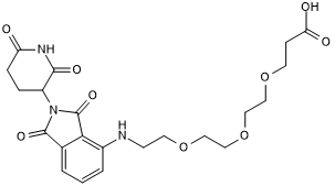 Pomalidomide 4'-PEG3-acidͼƬ