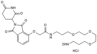 Thalidomide 4'-oxyacetamide-alkylC1-PEG3-alkylC3-amine图片